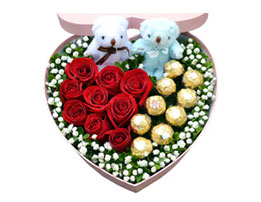 金帝心形巧克力